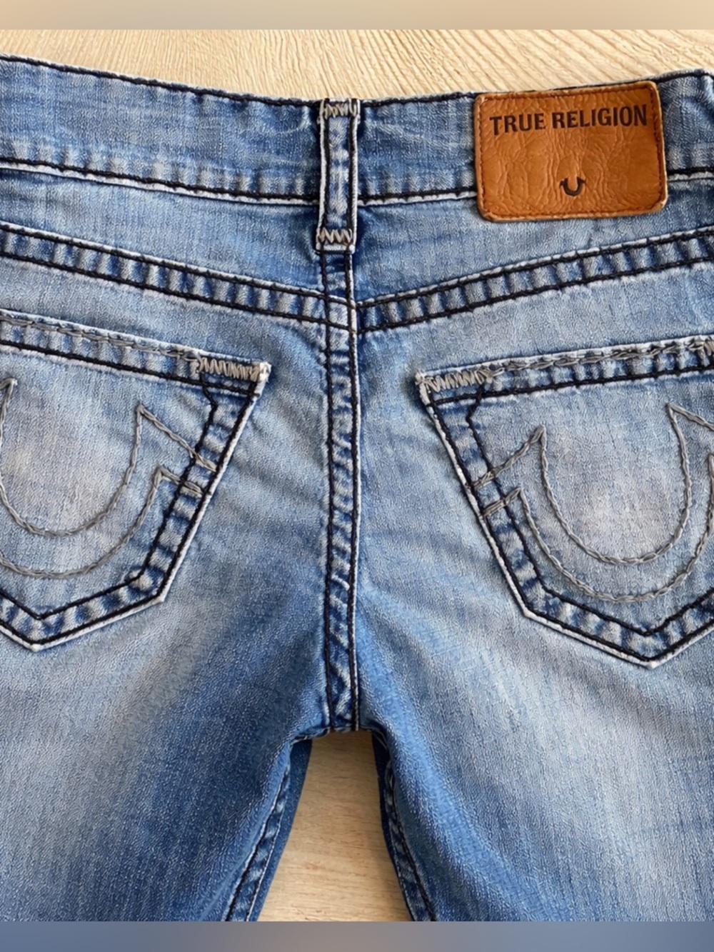 True Religion Rocco Skinny Jeans Men’s 29 Super T Flap Pocket Medium Wash